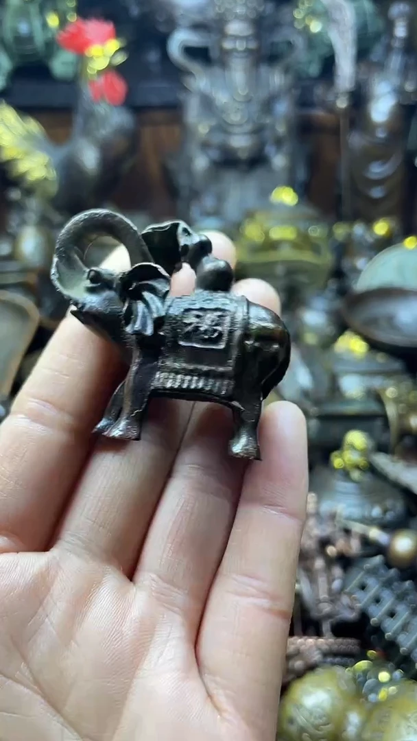 闪购链接，点击下单，有运费险，铜摆件