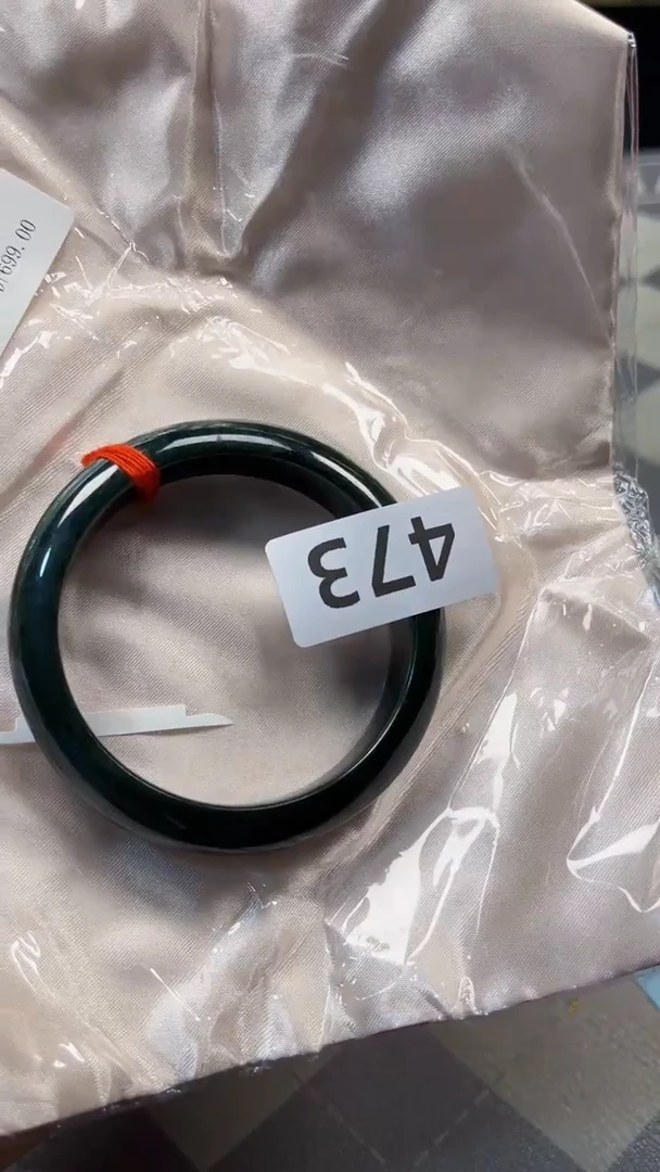 未镶嵌手镯翡翠翠翠镯子111圈口 60