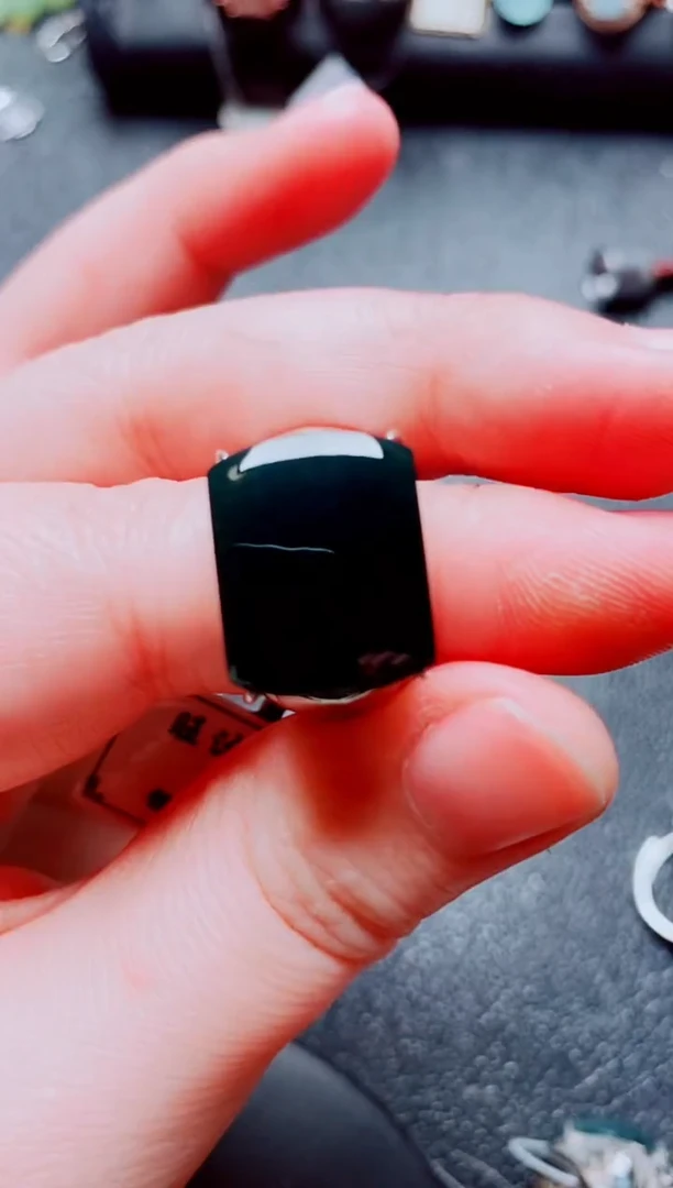 银S925镶嵌戒指翡翠1111