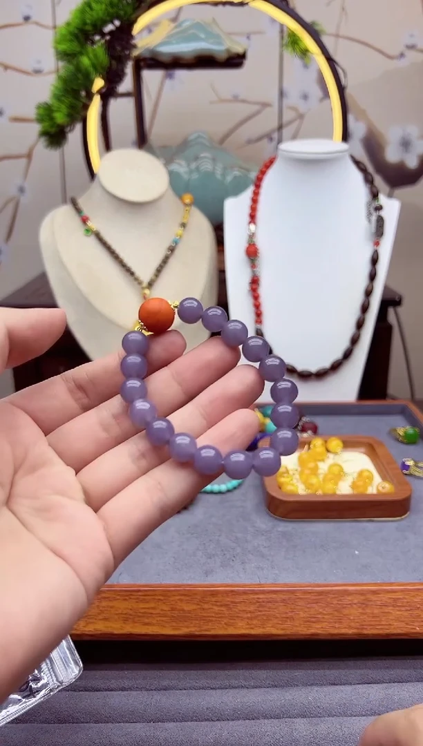 【闪购商品】和田玉（糖玉）手链14K金镶嵌s484``````