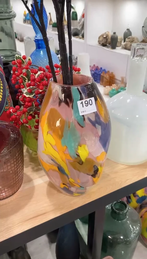 【闪购商品】琉璃慕忆家花瓶190