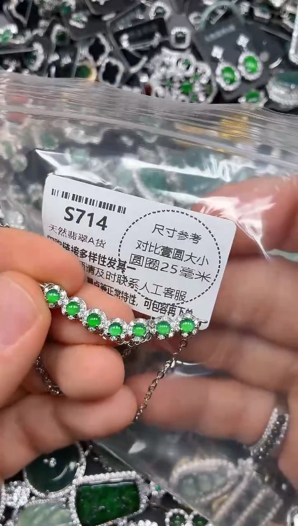 颈饰未镶嵌翡翠S714锁骨链