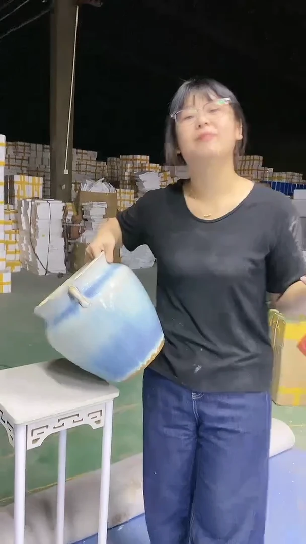 宜兴紫砂粗陶花盆25/30