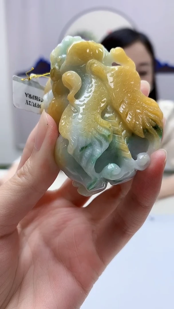 定制翡翠未镶嵌4852zm-毛货挂件貔貅60