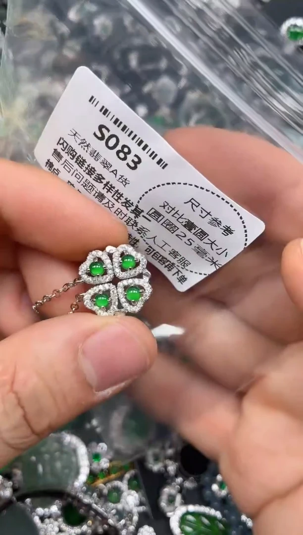 颈饰未镶嵌翡翠S083项链