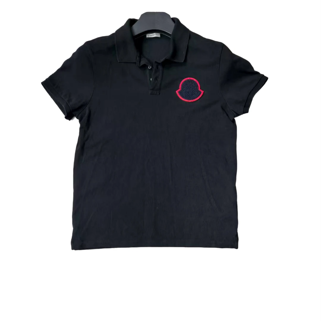 99新 MONCLER moncler胸前大logo短袖/S码/99新