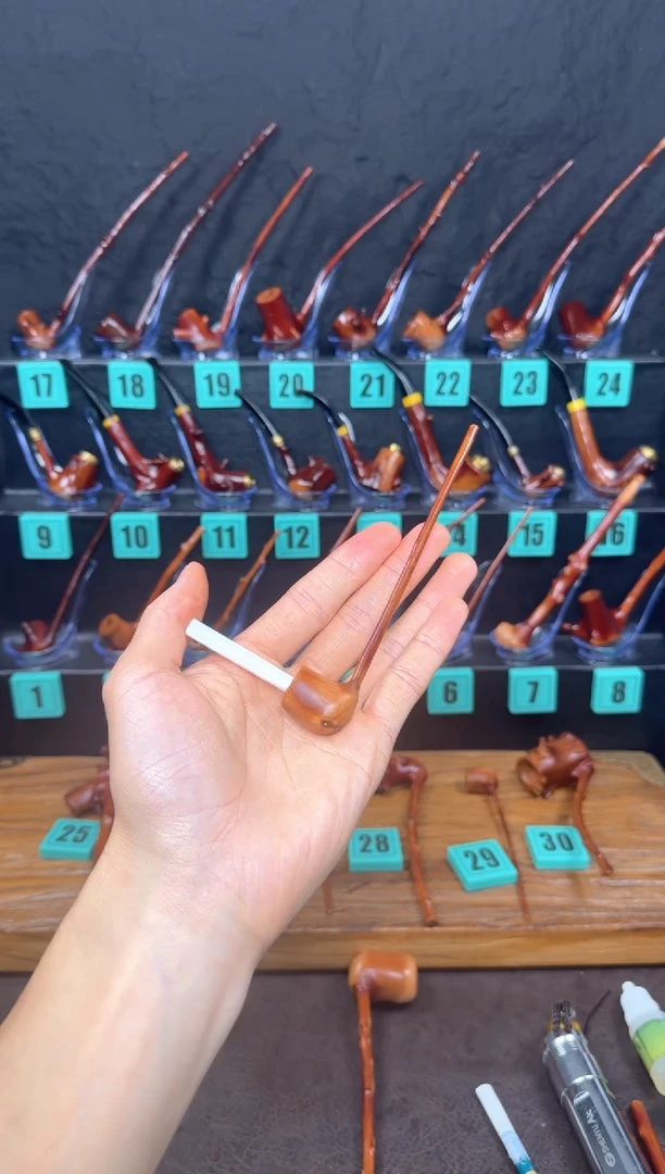 一物一图檬子木手工香烟嘴