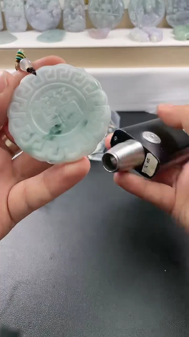 翡翠未镶嵌颈饰..../6/27/ 166