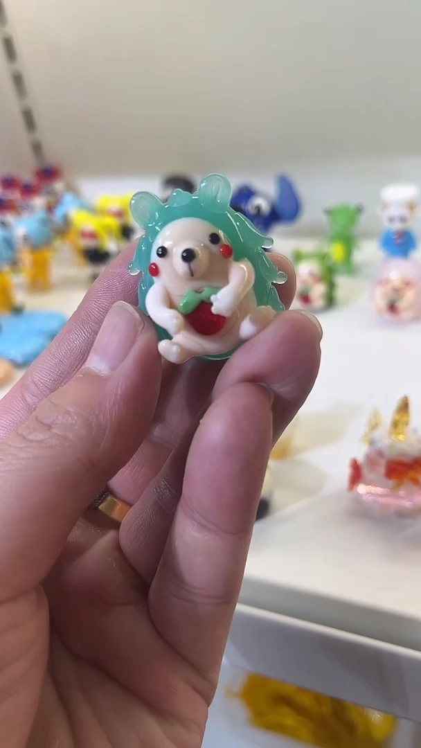 手工艺品琉璃刺猬