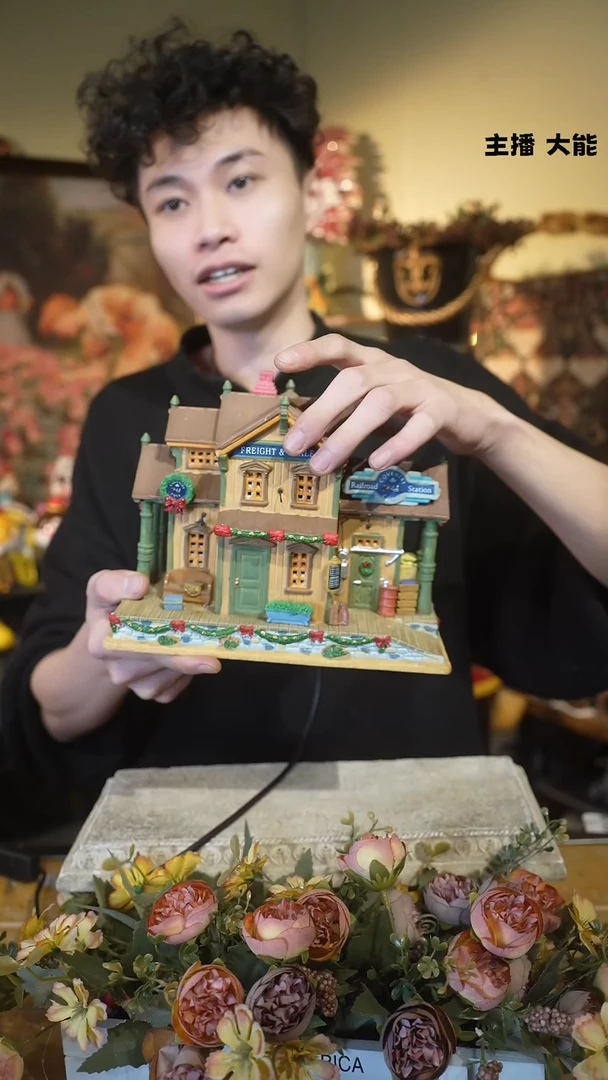 【闪购商品】默认微瑕高端树脂陶瓷摆件M795