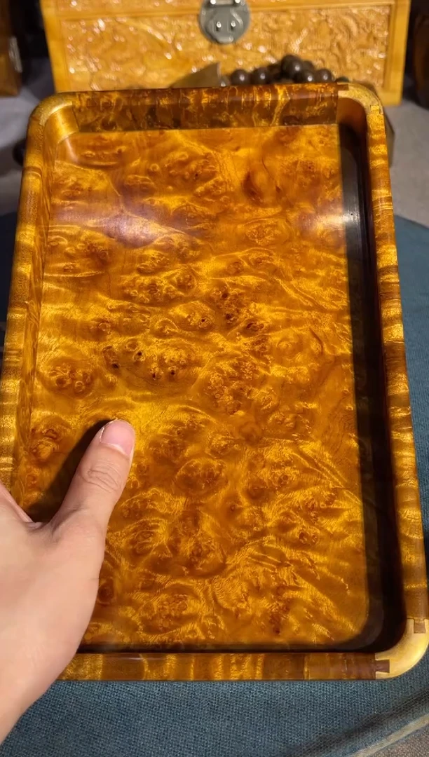 乌木类成套家具天花板瘤疤茶盘 2
