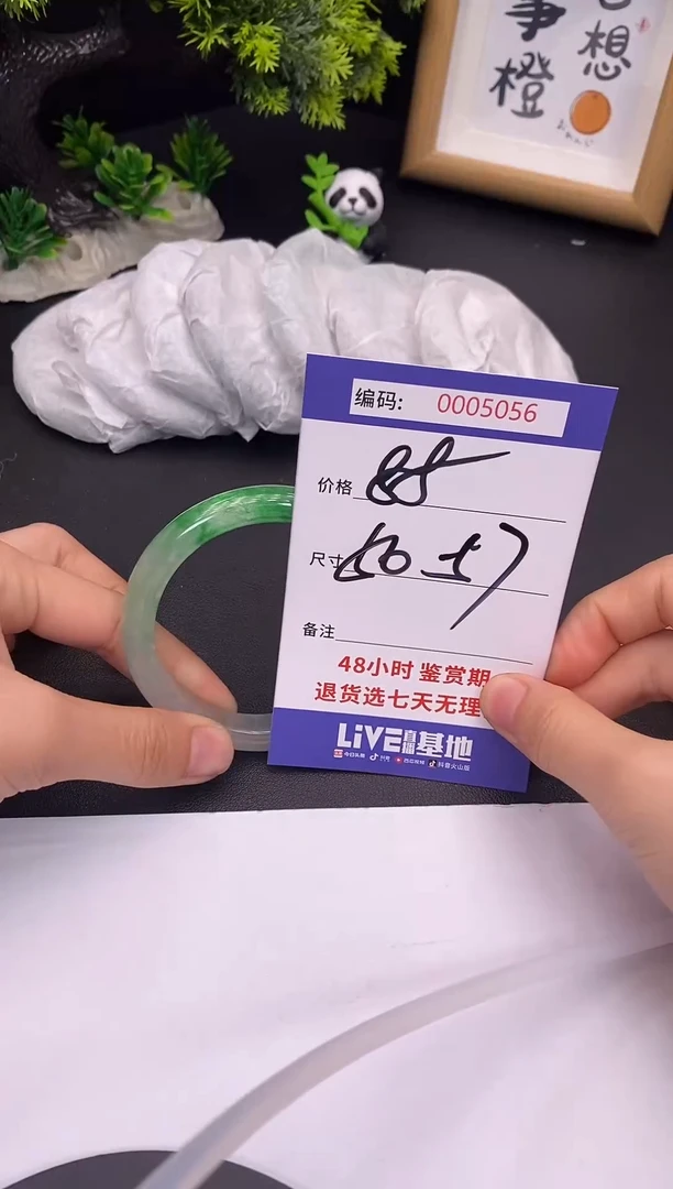 未镶嵌手镯翡翠0005056