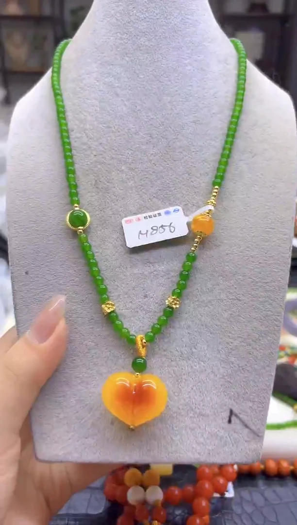 颈饰未镶嵌和田玉DIY款M856