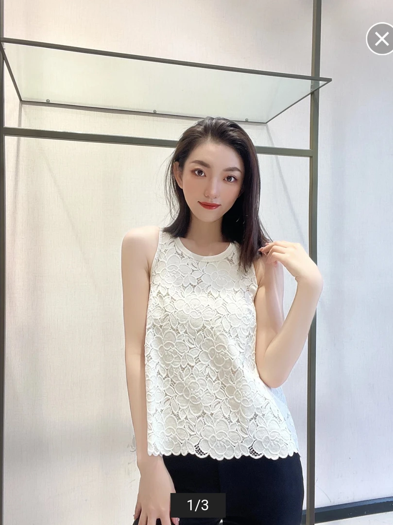 不支持退换/蕾丝背心 300804