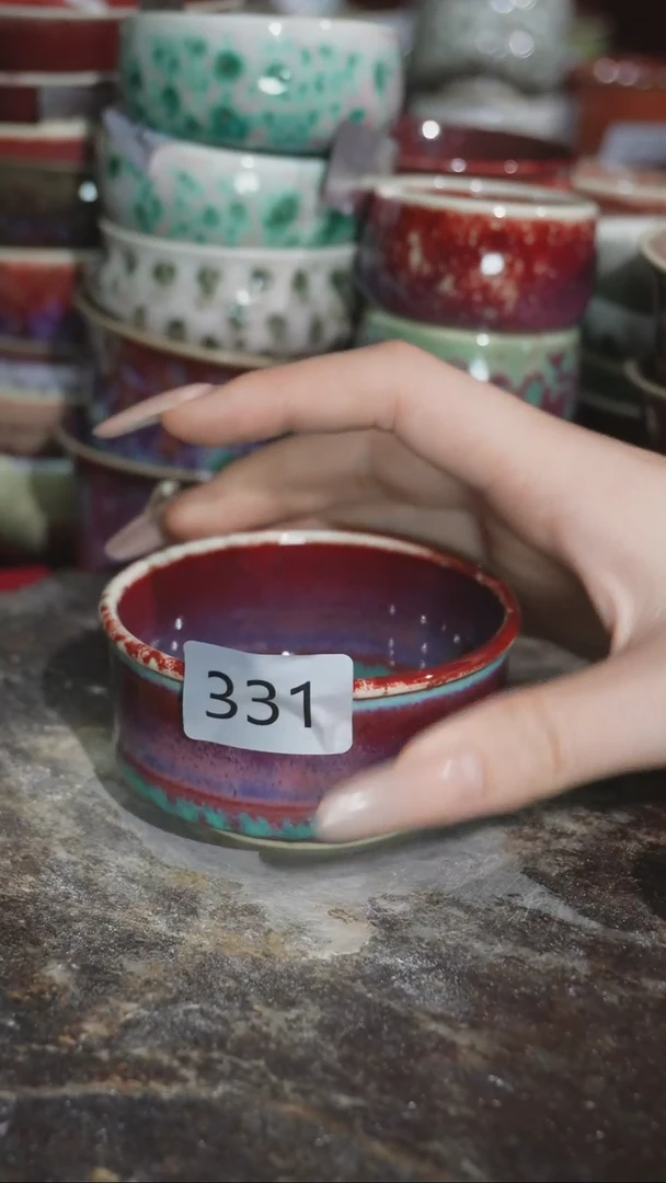摆件精品窑变钧瓷茶器