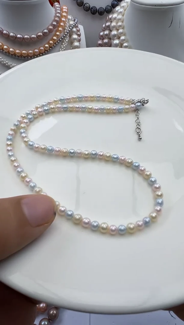 淡水珍珠未镶嵌颈饰1