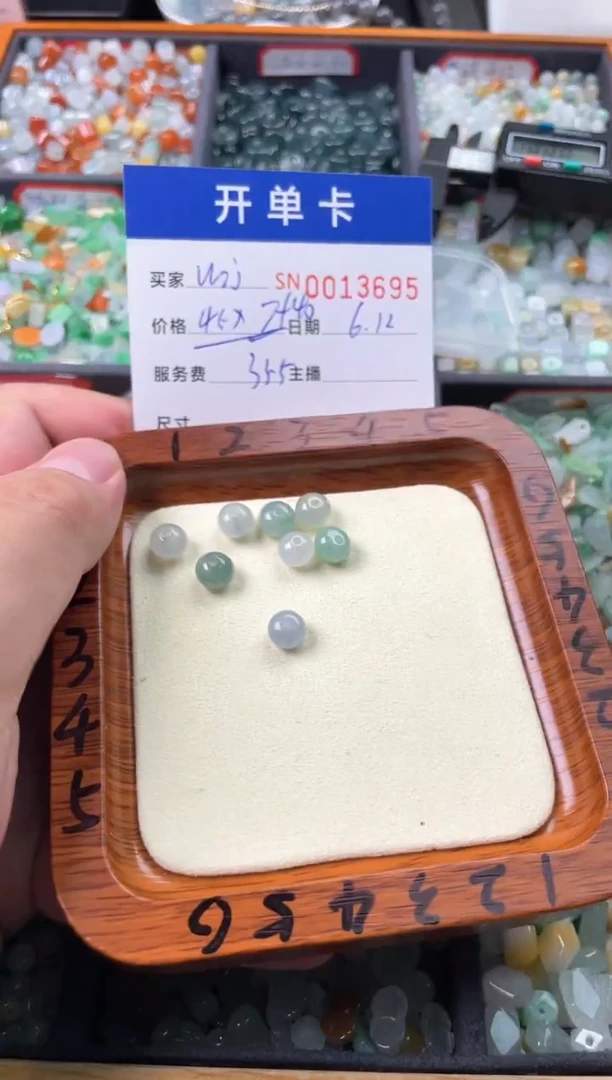 翡翠未镶嵌颈饰00013695