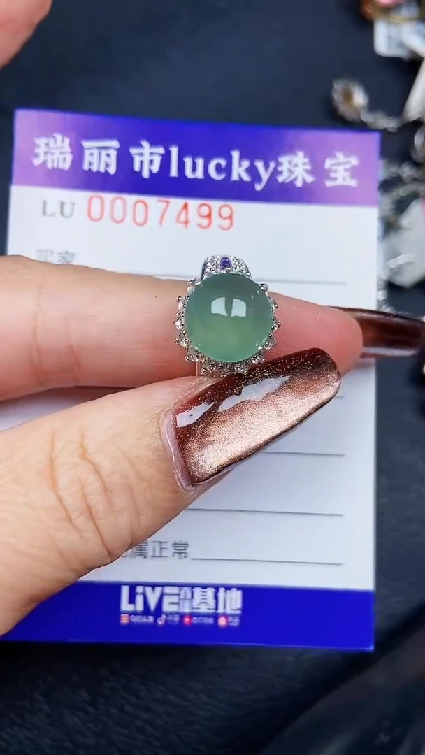 颈饰未镶嵌翡翠7499铜托