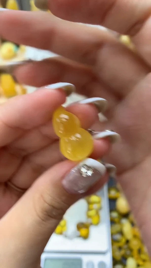 琥珀未镶嵌珠宝奇石152琥珀蜜蜡微瑕