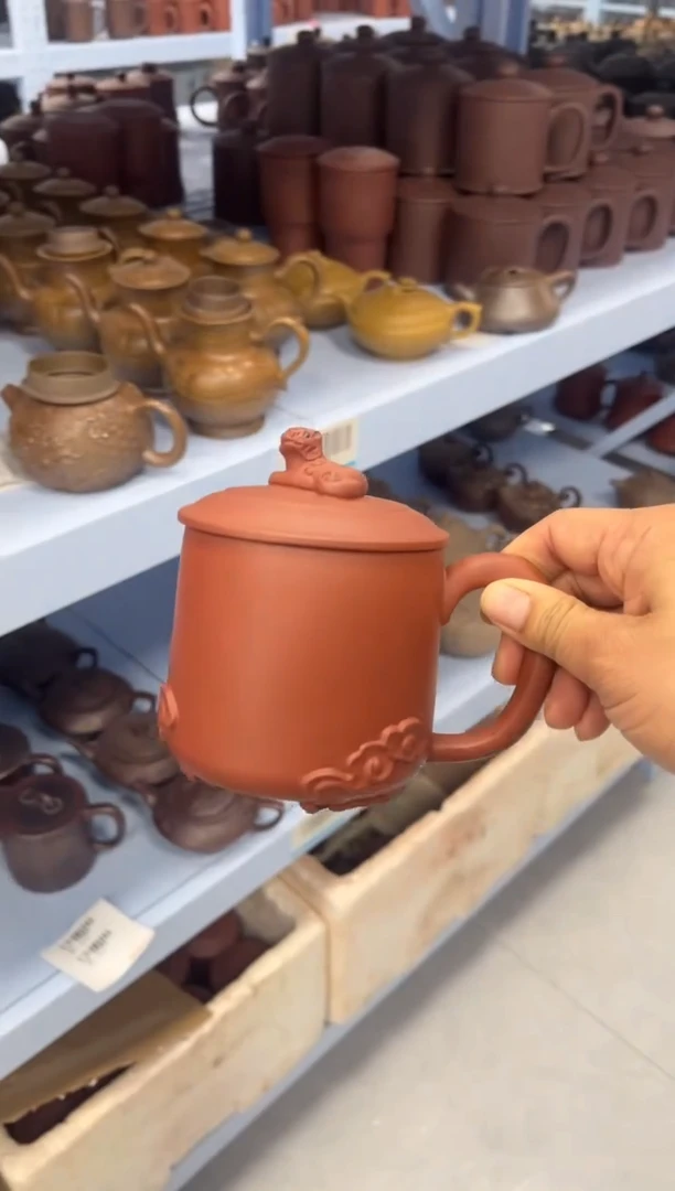 【闪购商品】紫砂茶杯龙足杯@@GB01318