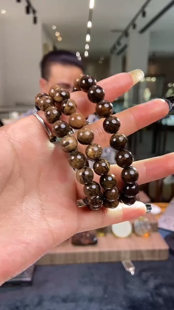 琥珀颈饰未镶嵌缅甸琥珀根珀手串多样性发其一