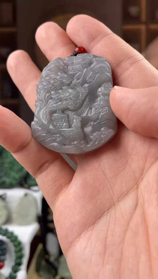 颈饰未镶嵌和田玉拍一发一，多样性发货