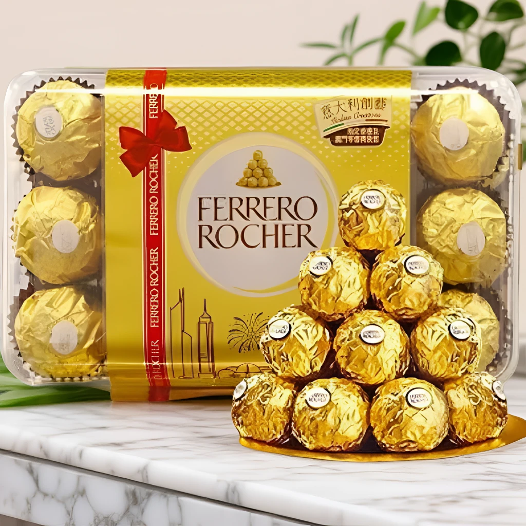 港版 意大利进口费列罗金莎榛果威化巧克力T30粒礼盒装婚庆喜糖