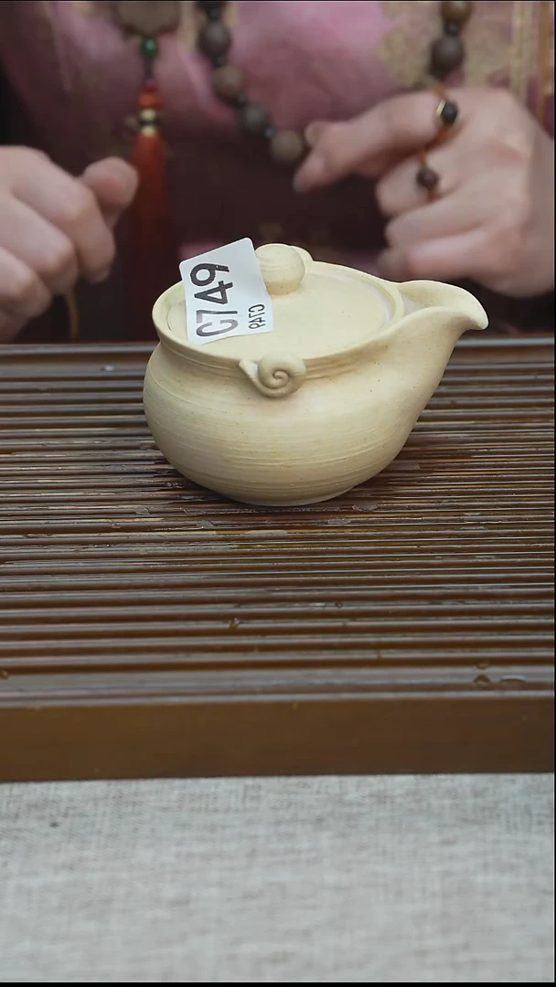 纯手工粗陶茶具每一只不一样