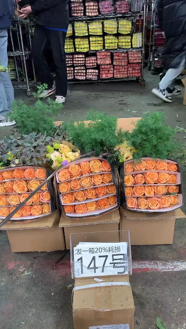 147号♥中通含20%耗损发一箱鲜花