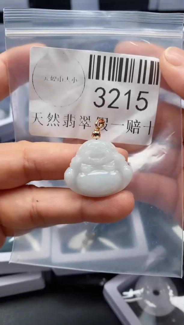 翡翠未镶嵌吊坠(不含链)3215