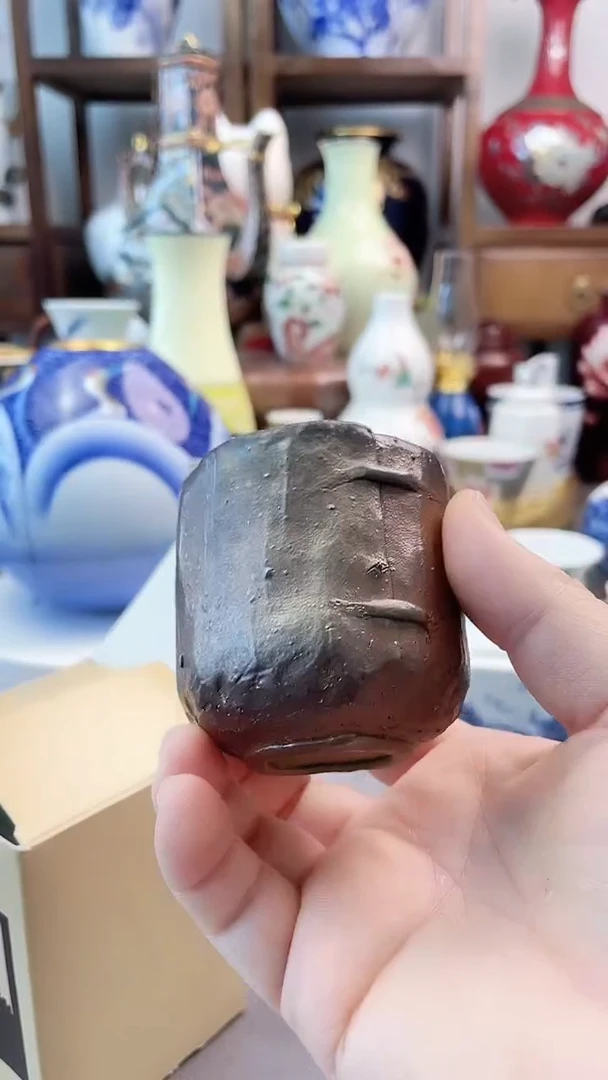 瓷片备前杯一一一一一