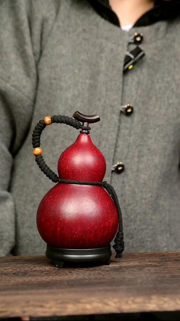 680号中药煮色  大漆葫芦水壶/酒壶 一物一拍