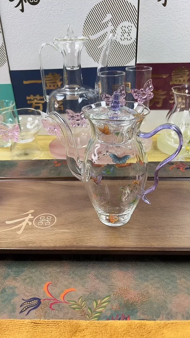 蝶恋花花容壶浅紫