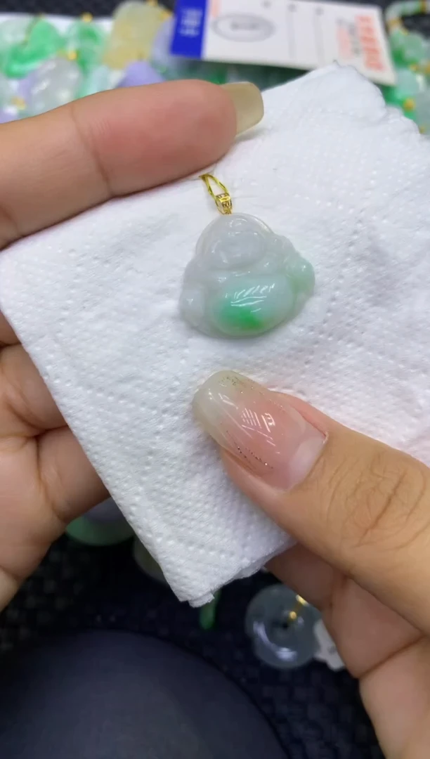 颈饰未镶嵌翡翠天然缅甸A货翡翠