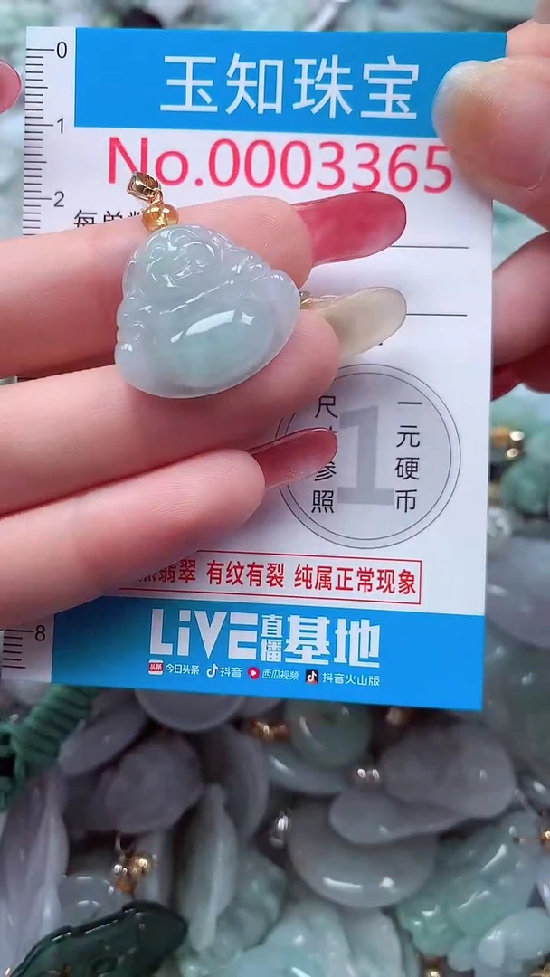 吊坠(不含链)未镶嵌翡翠3365