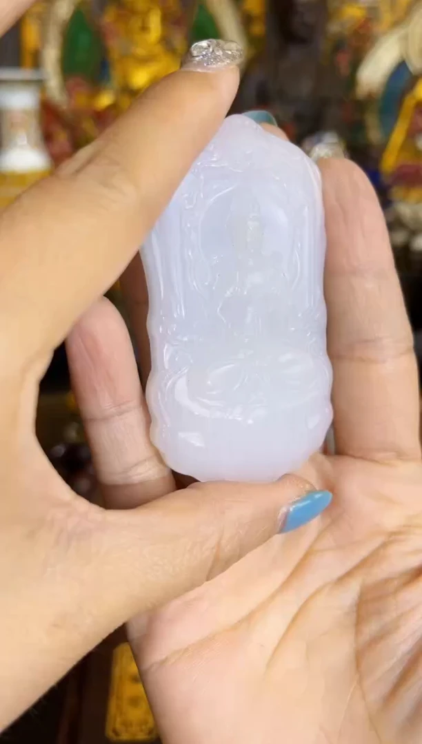 和田玉未镶嵌挂件1