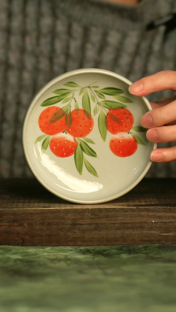 釉下彩手工手绘瓷器青诗集手工手绘瓷器