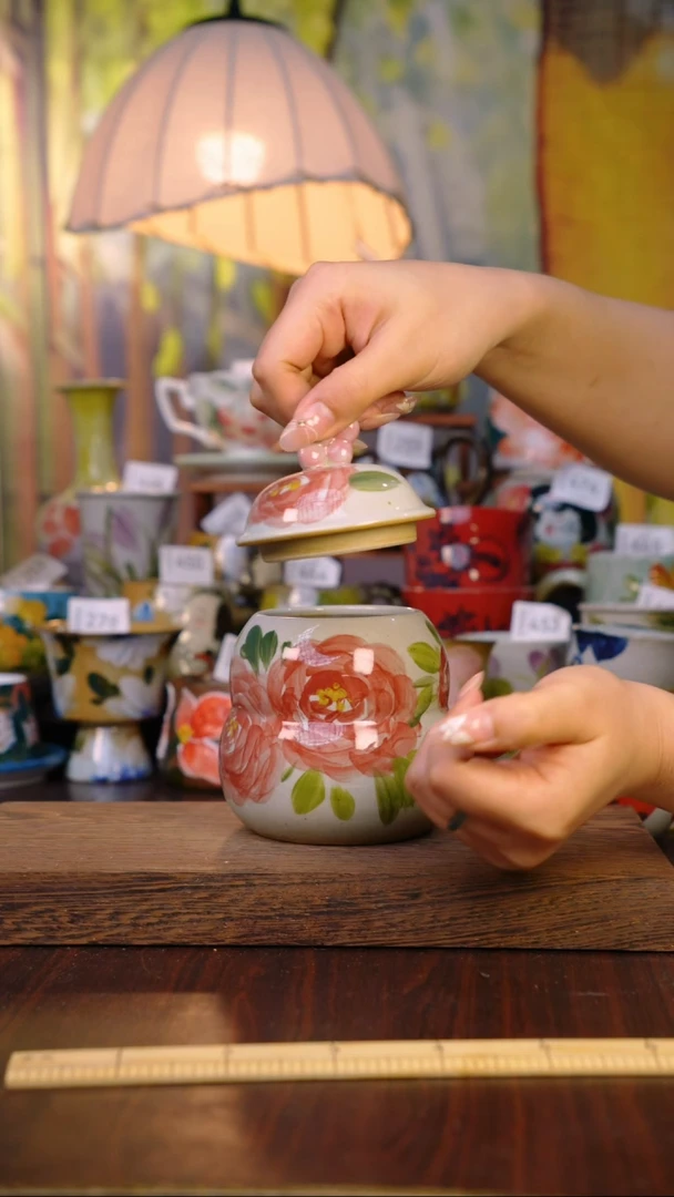 摆件泥垚手作 景德镇手工手绘器物