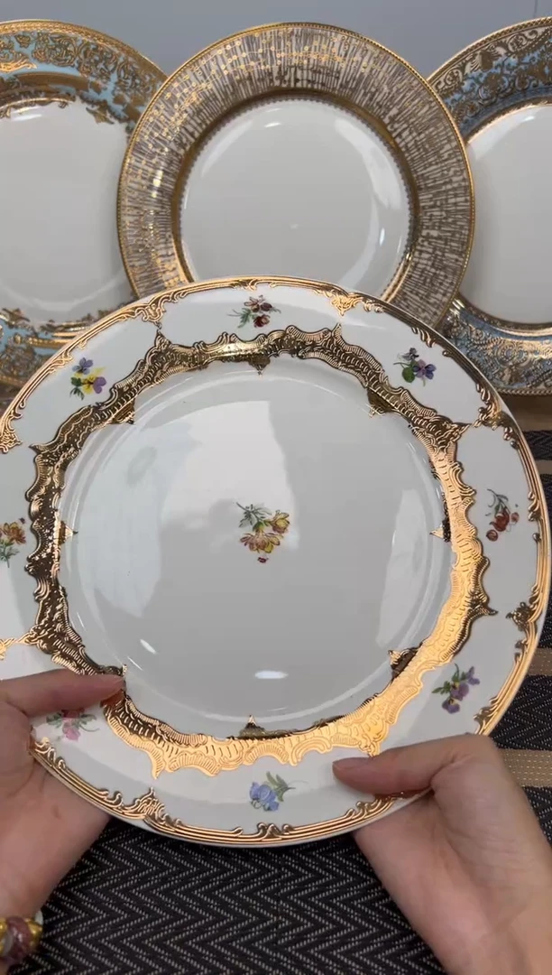 瓷片10.5寸平盘一个一单微瑕！