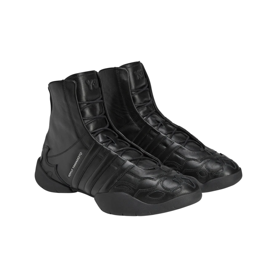 Y-3/Y-3（53-JQ8845）REGU HI黑色时尚高帮运动休闲鞋