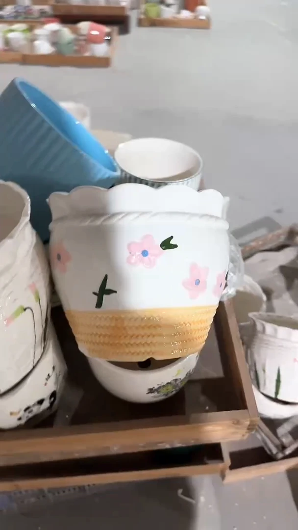 瑕疵陶瓷花盆+E452