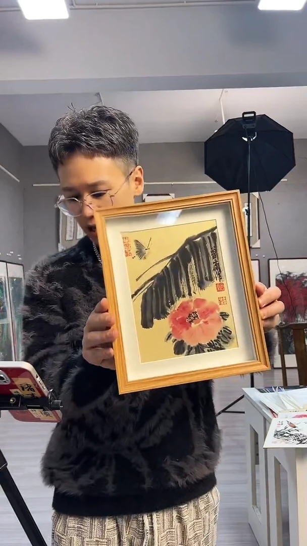 【闪购商品】国画48号曾康老师绘画摆台