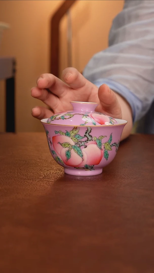 景德镇瓷器，青花瓷手绘茶具~