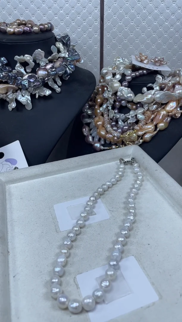 淡水珍珠未镶嵌项链【纯恬珍珠】（多样性发货发一）