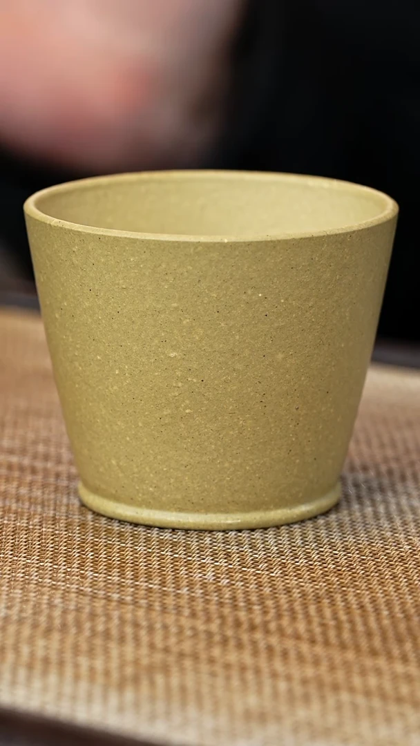 【闪购商品】紫砂茶壶T*FY16137 平底杯 本绿