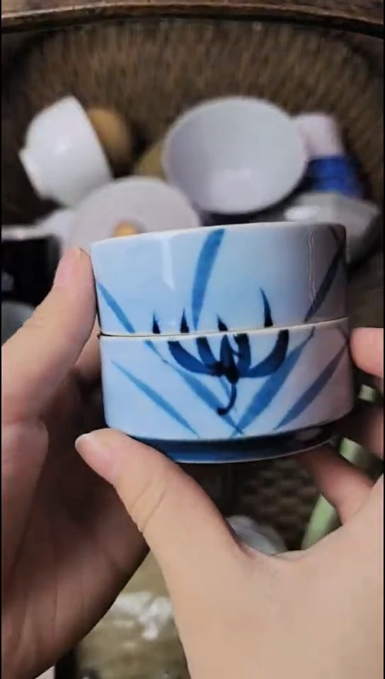 手工艺品琉璃手绘小杯子