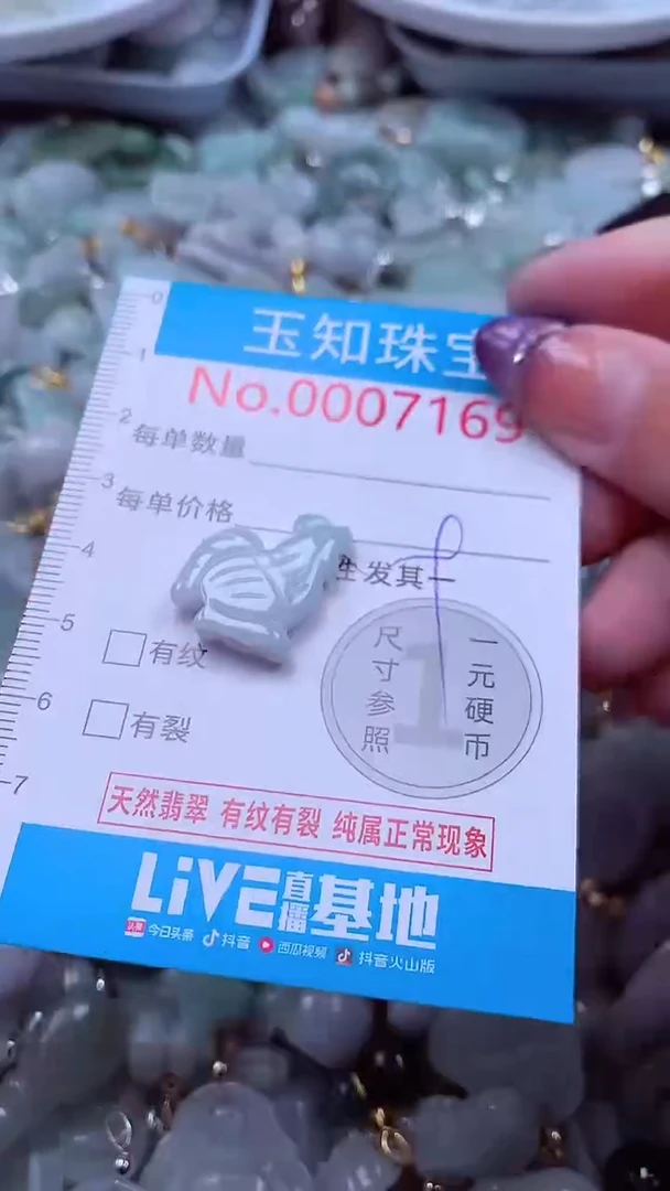翡翠未镶嵌吊坠(不含链)7169