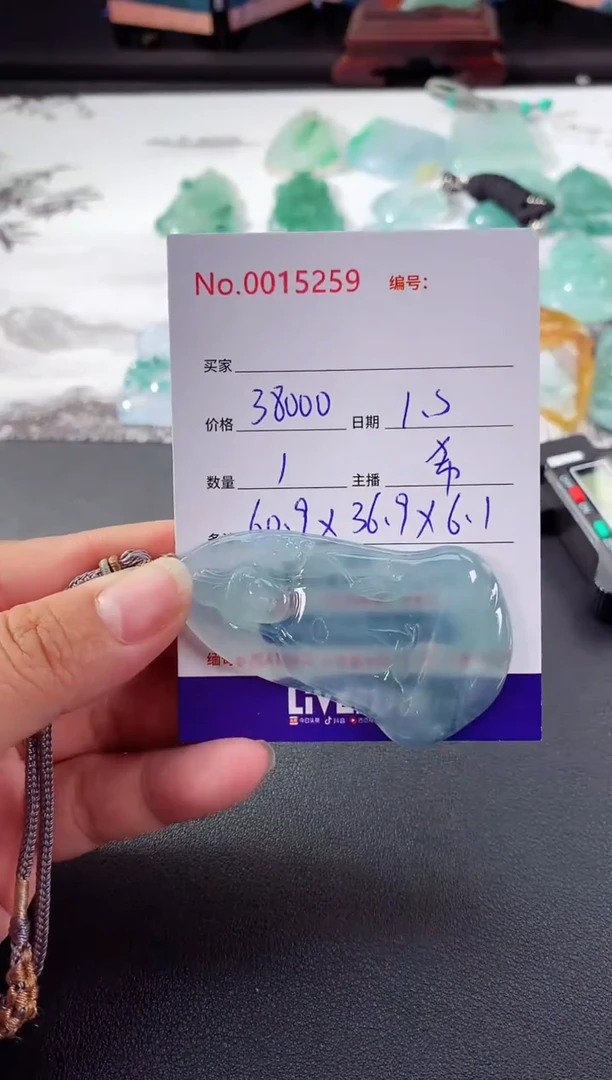 颈饰未镶嵌翡翠素衣