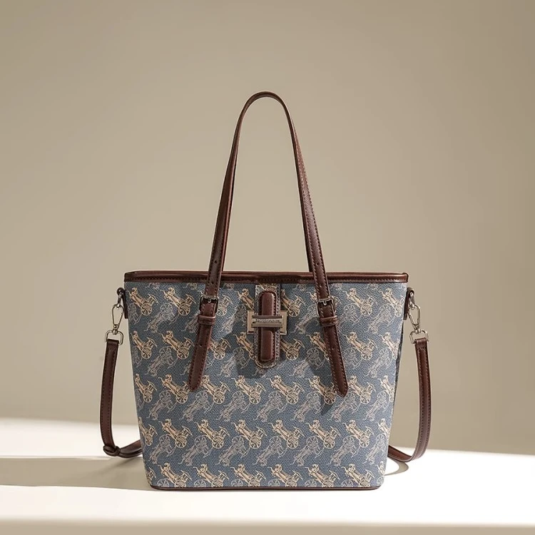 【设计师款】真皮复古托特包包女款爆款2025新款高级感百搭大容量