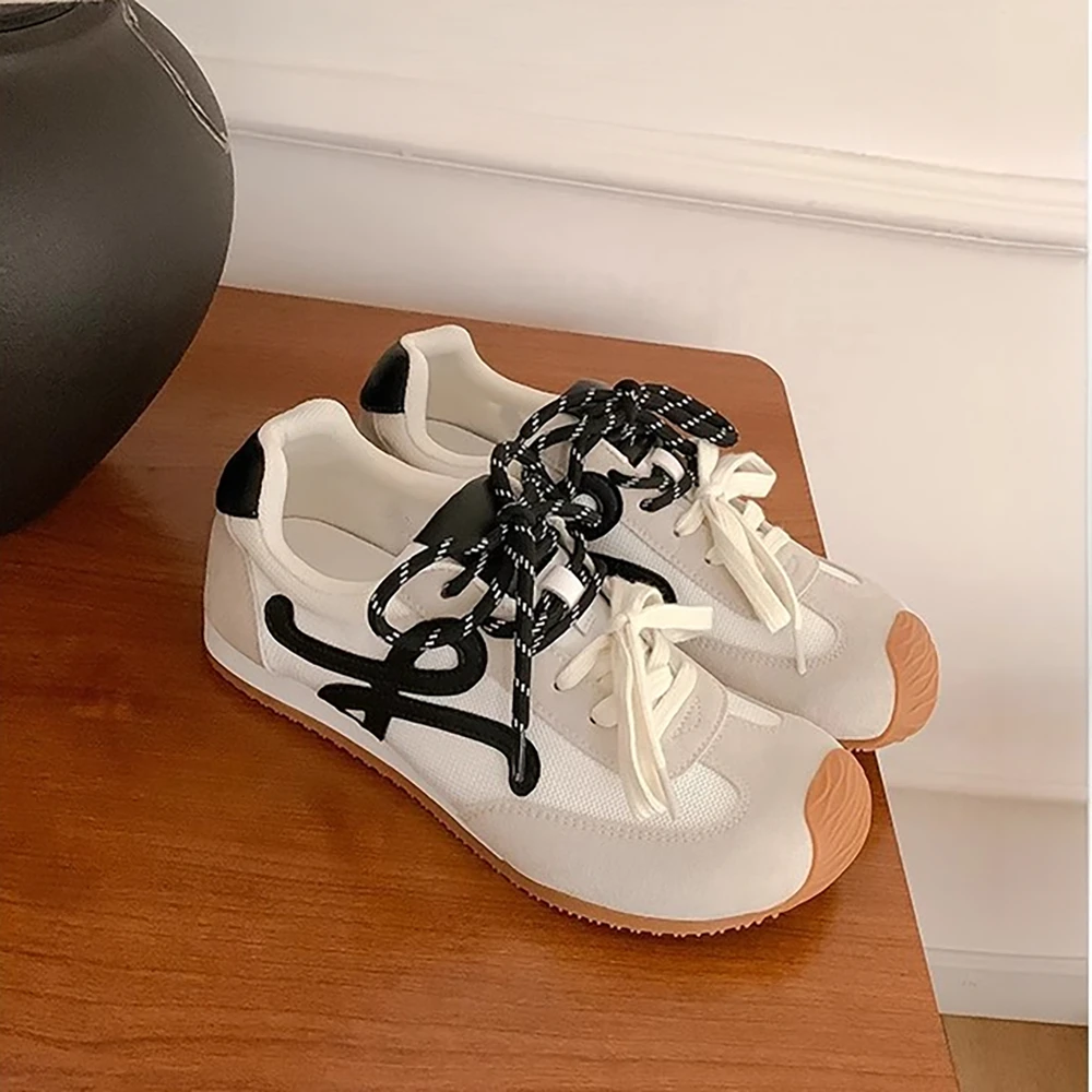 网红爆款内增高阿甘鞋2025新款夏季网面透气德训鞋女休闲时尚女鞋